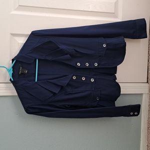 White House Black Market Navy Jacket, Size 6